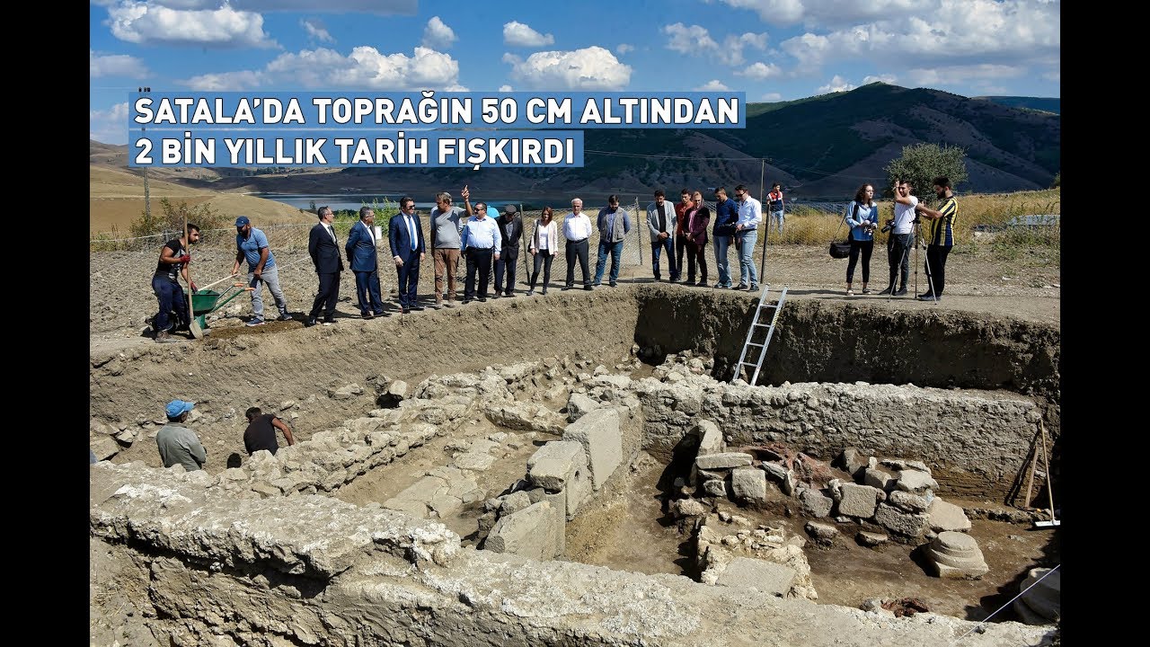 Satala'da toprağın 50 santimetre altından 2 bin yıllık tarih fışkırdı