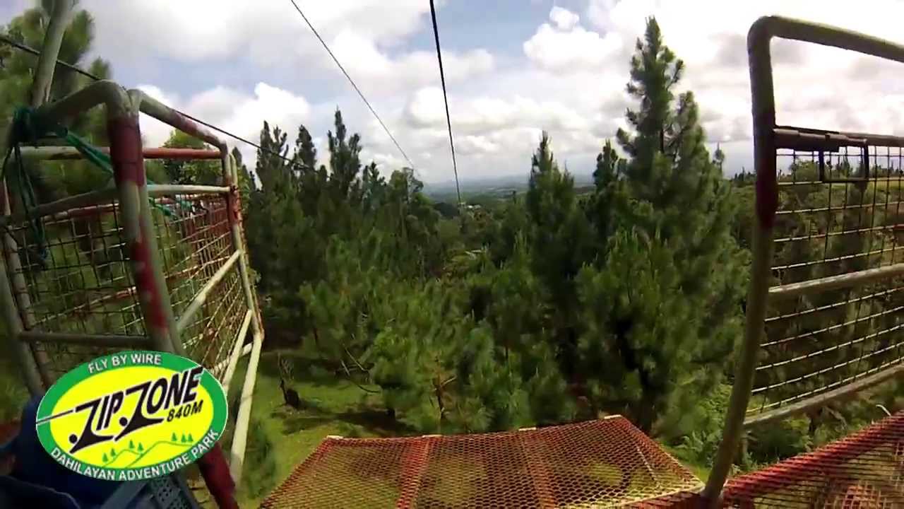 Dahilayan Adventure Park Dual Zipline 840m with the Gopro