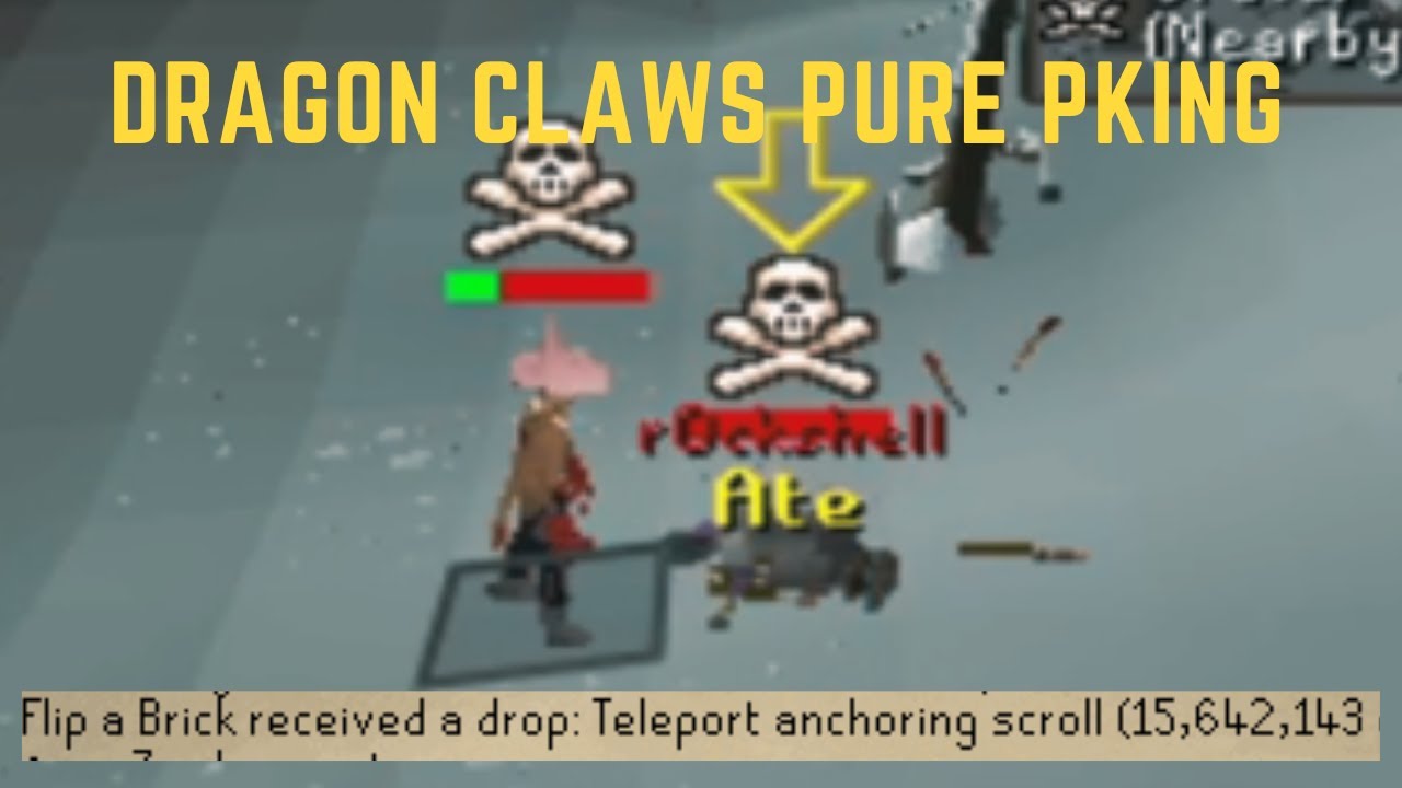 I Made Bank Pking With Dragon Claws On My Pure | OSRS |