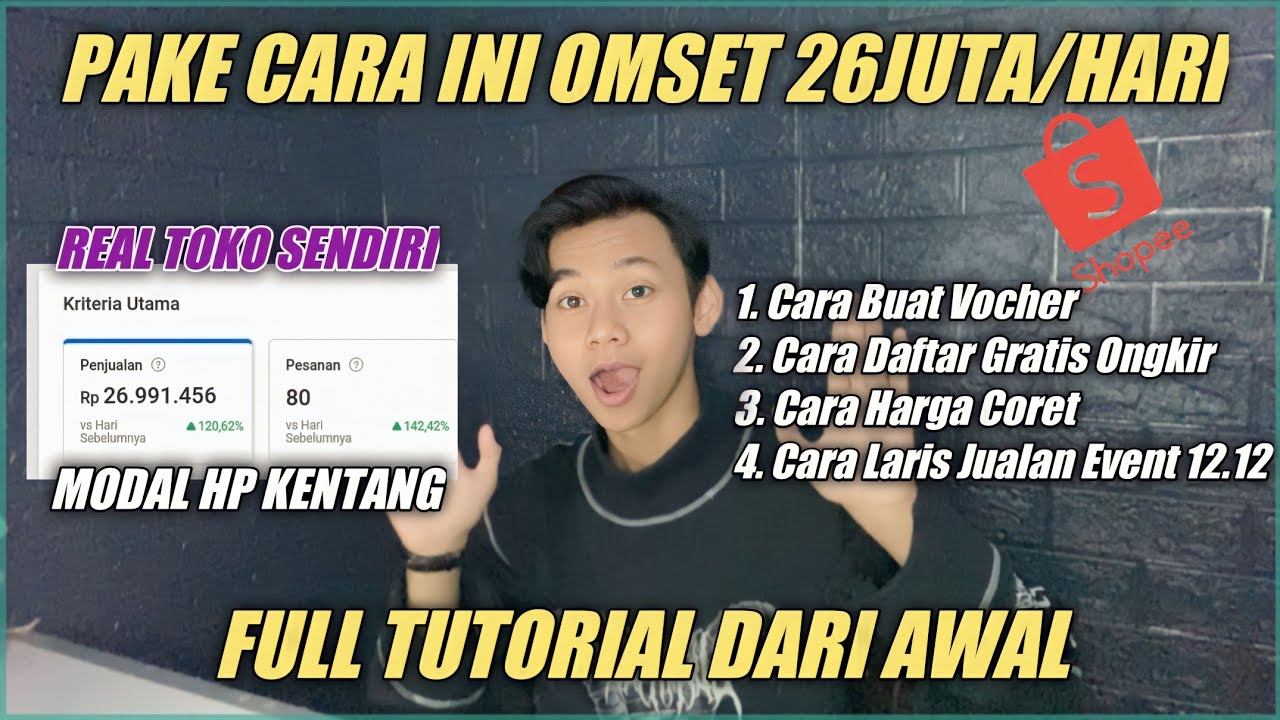 5 CARA BANJIR ORDERAN SAAT EVENT 12.12 SHOPEE ! - Bisnis Modal Kecil Untung Besar - Bisnis Online
