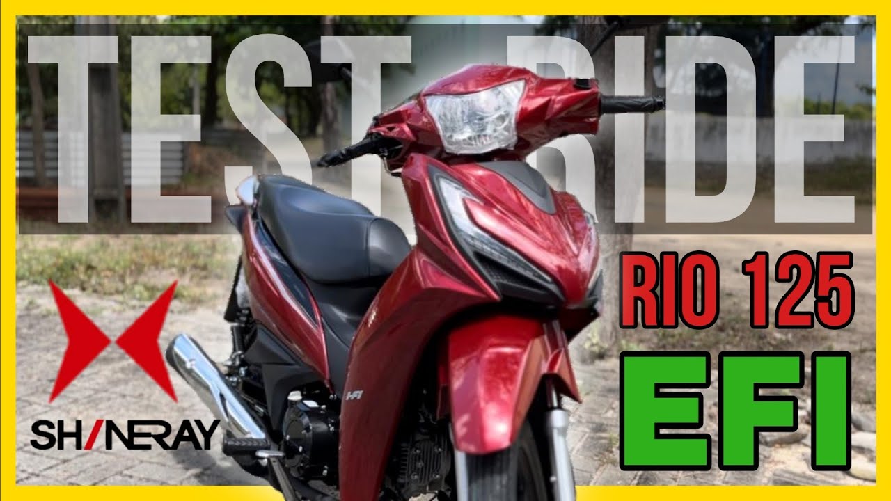 TEST RIDE NOVA SHINERAY RIO 125 EFI 2024