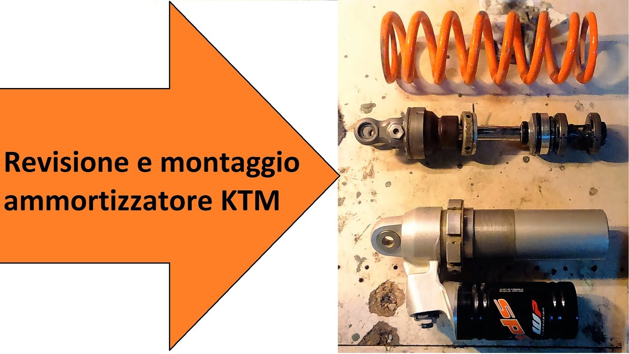 Come montare l'ammortizzatore KTM - parte 2/3
