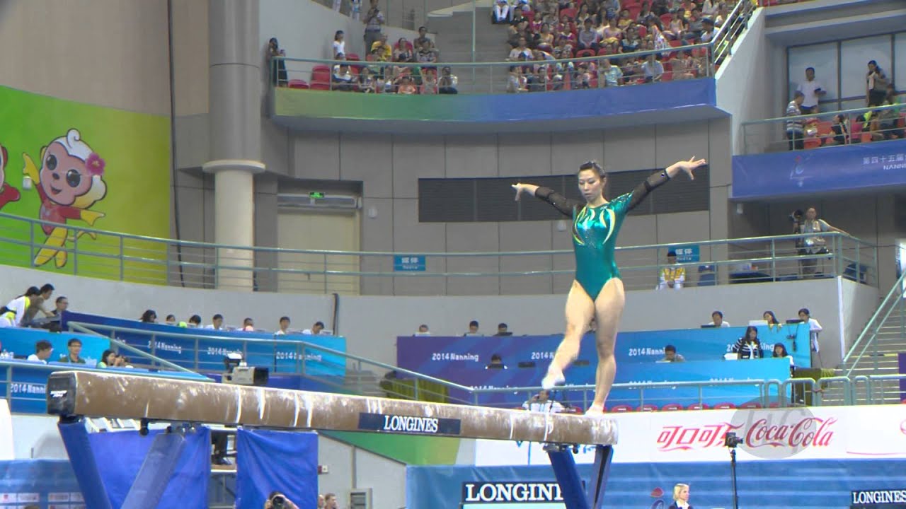 WONG Hiu Ying Angel (HKG) – 2014 Artistic Worlds, Nanning (CHN) – Qualifications Beam