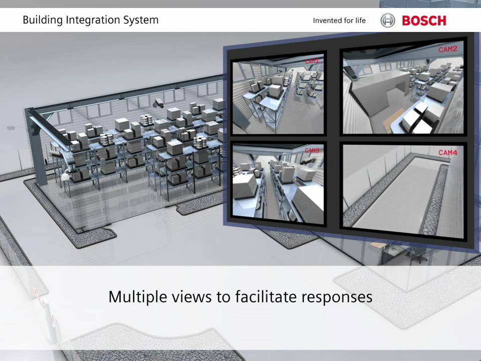 Bosch Security - Building Integration System - Video and Intrusion Alarm