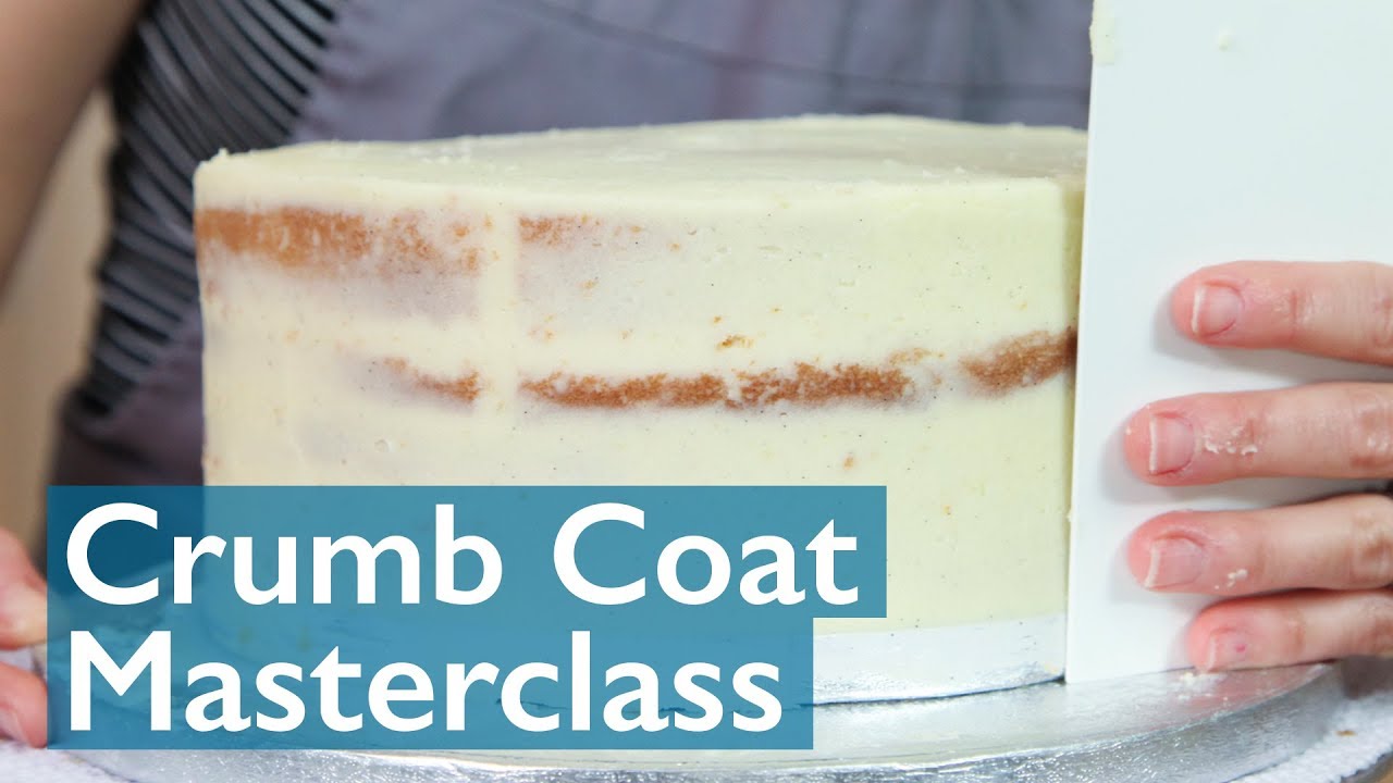 How to crumb coat a layer cake! My crumb coat masterclass #crumbcoat #homebaking