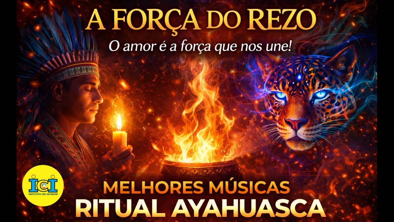 MELHORES MÚSICAS | RITUAL AYAHUASCA | A FORÇA DO REZO | INSTITUTO CÉU INTERIOR 