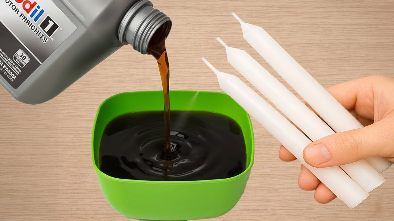Mix Engine Oil With Candles And Make Dollars 😱 Every house needs this and no one does it!