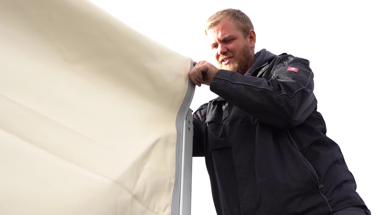 Set-up of a Troop Shelter with Air Conditioning