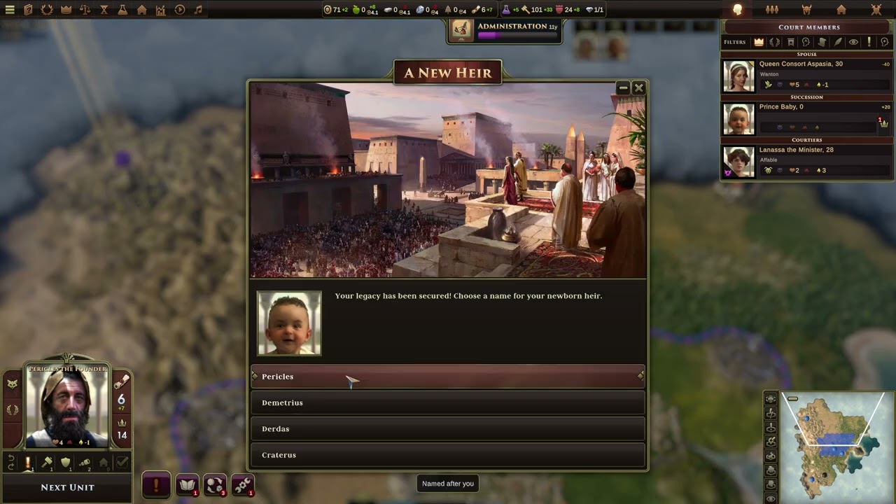 Let's Play Old World as Greece (Pericles) - Episode 1