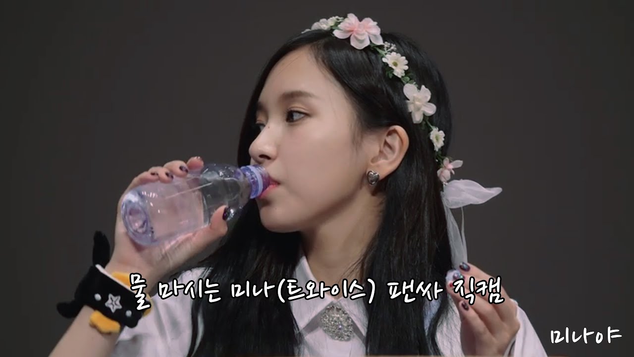 [4K] 물 마시는 미나리 트와이스 팬싸 직캠 TWICE MINA Fancam @170607 상암 팬싸