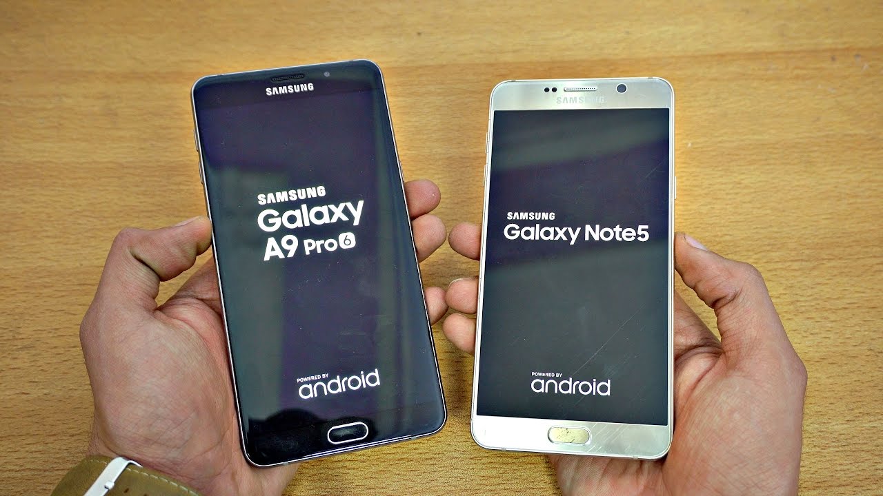 Samsung Galaxy A9 Pro (2016) против Galaxy Note 5 Grace UX &mdash; тест скорости! (4K)