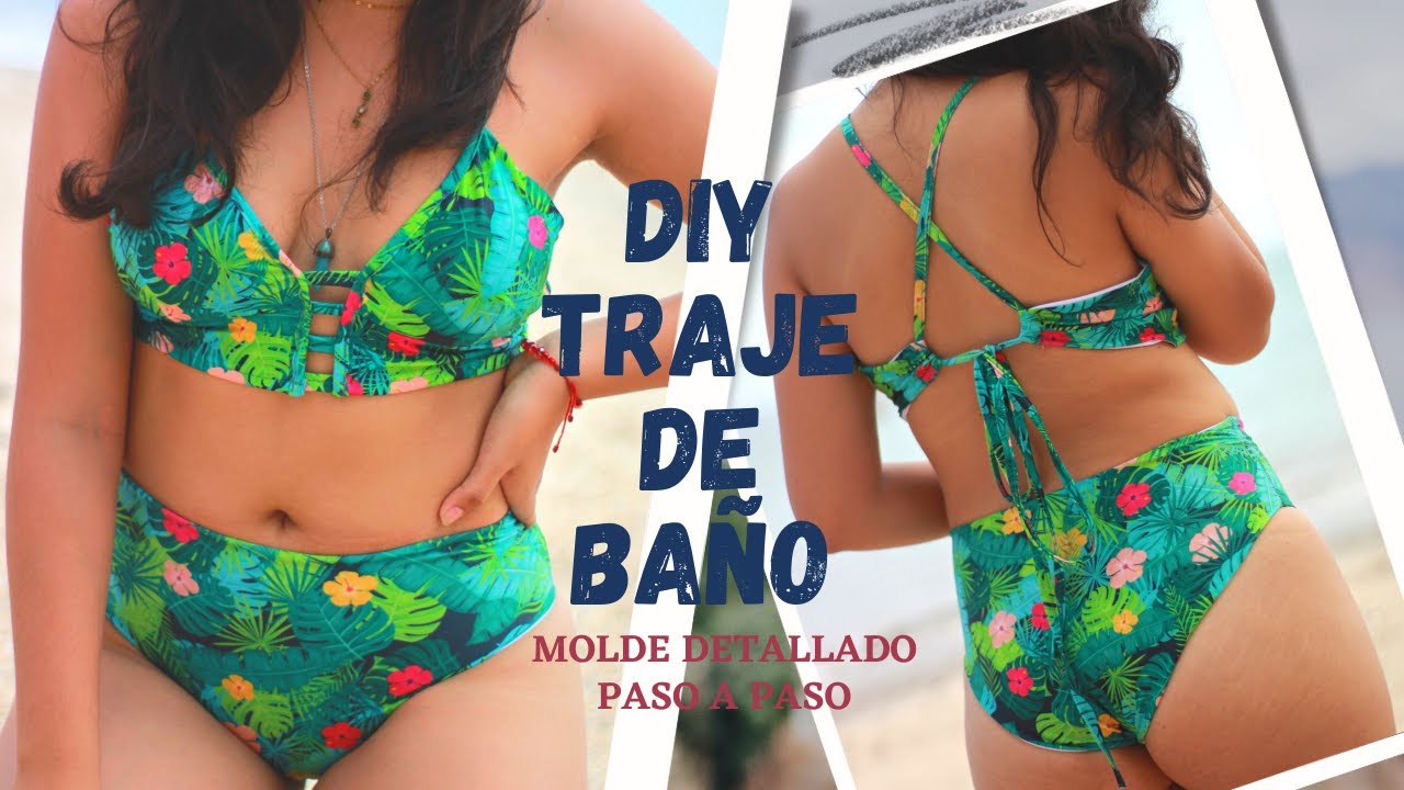 DIY Traje de Baño! Molde detallado Paso a Paso!