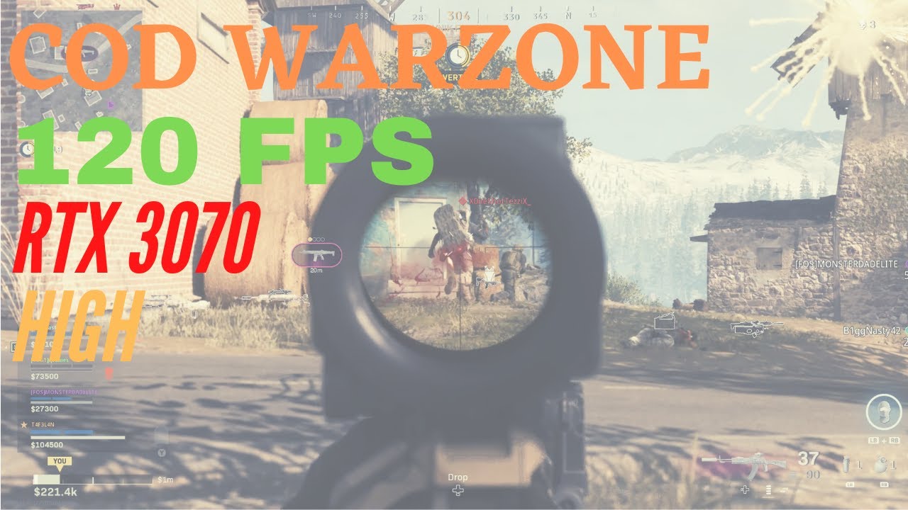 120 FPS | 1440 | COD | RTX 3070 | HIGH SETTINGS | 2021