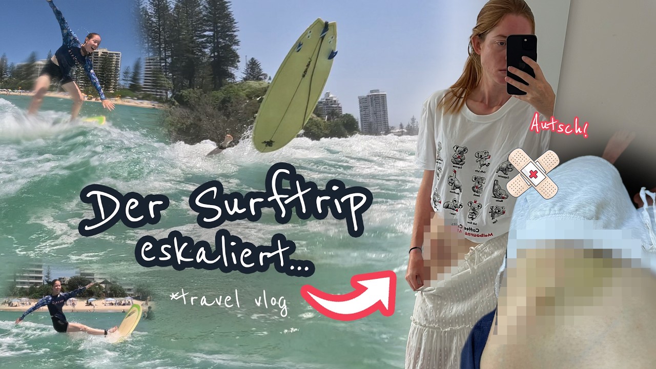 AUTSCH!!! Der Surftrip eskaliert 😬🩹 VLOG