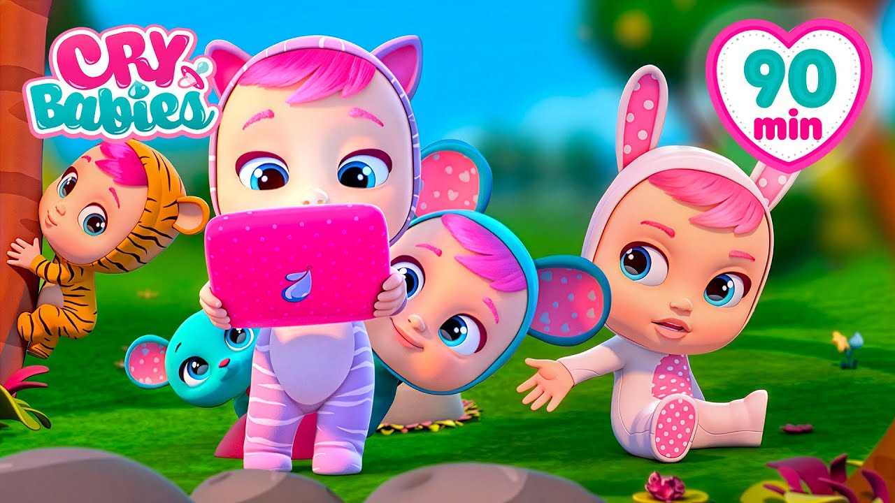 Chatons sur tablette 😺, amis disparus !  | CRY BABIES en Français | Dessin animé
