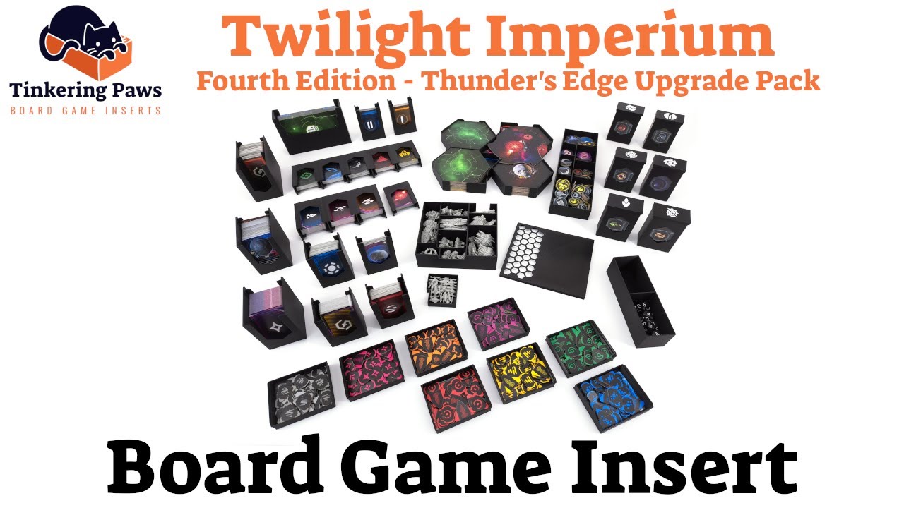 Thunder's Edge Upgrade Pack for Twilight Imperium: Fourth Edition - Insert - By Tinkering Paws