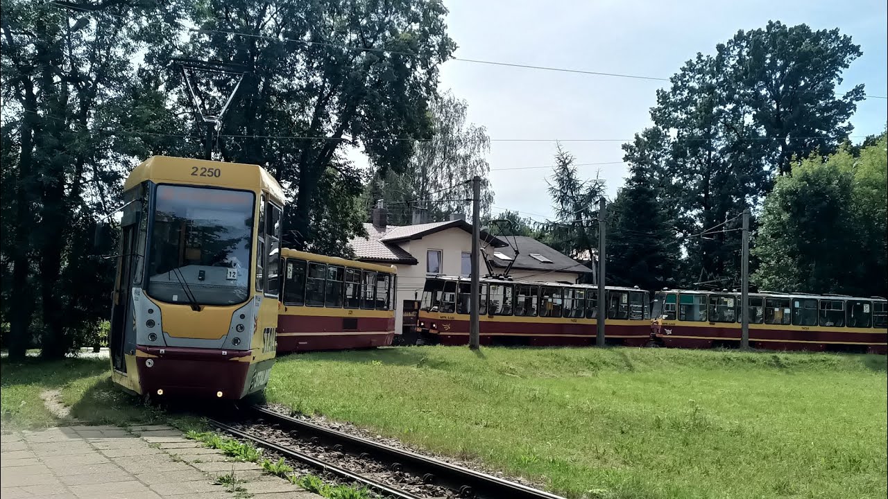 MPK Łódź - Linia 2B kierunek: Dw. Łódź Dąbrowa