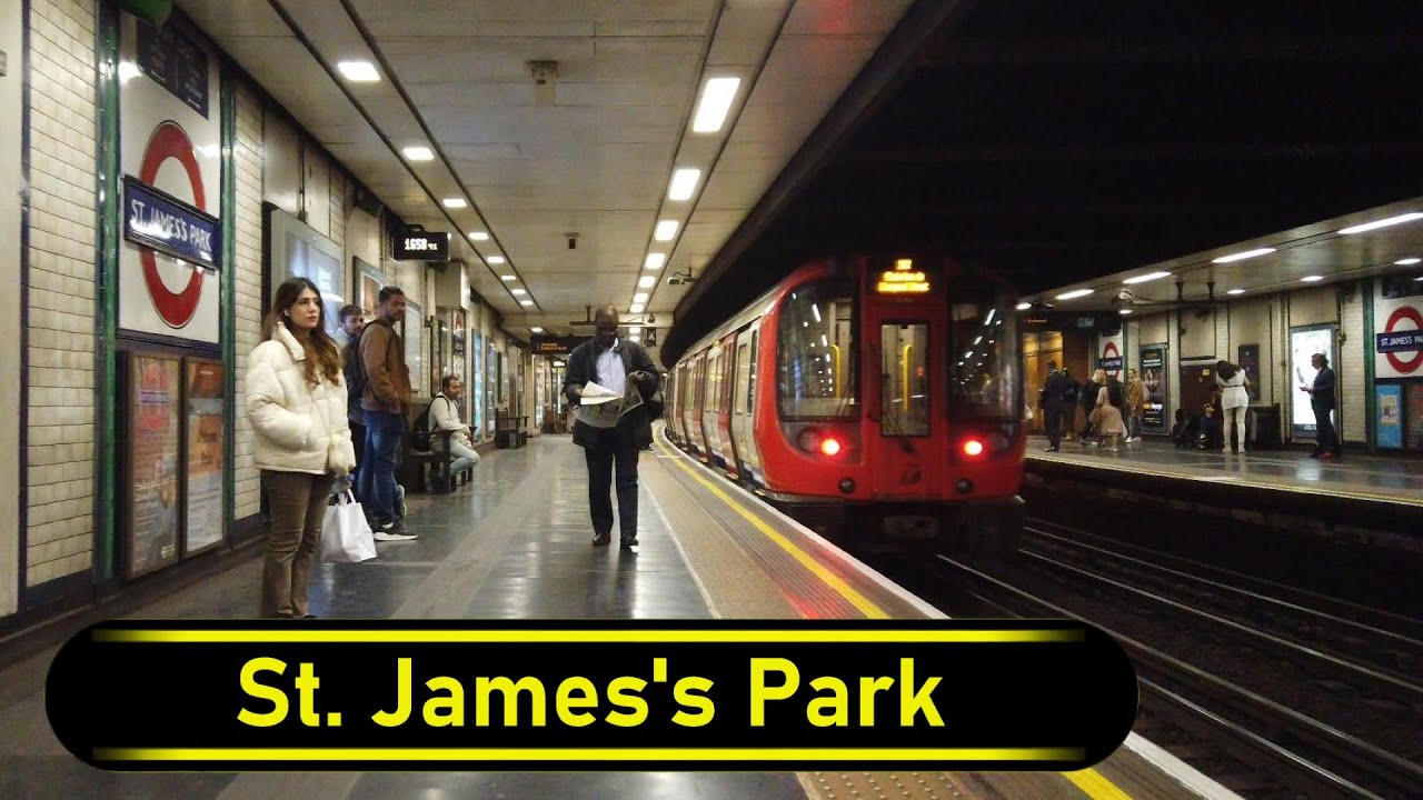 Tube Station St. James's Park - London 🇬🇧 - Walkthrough 🚶