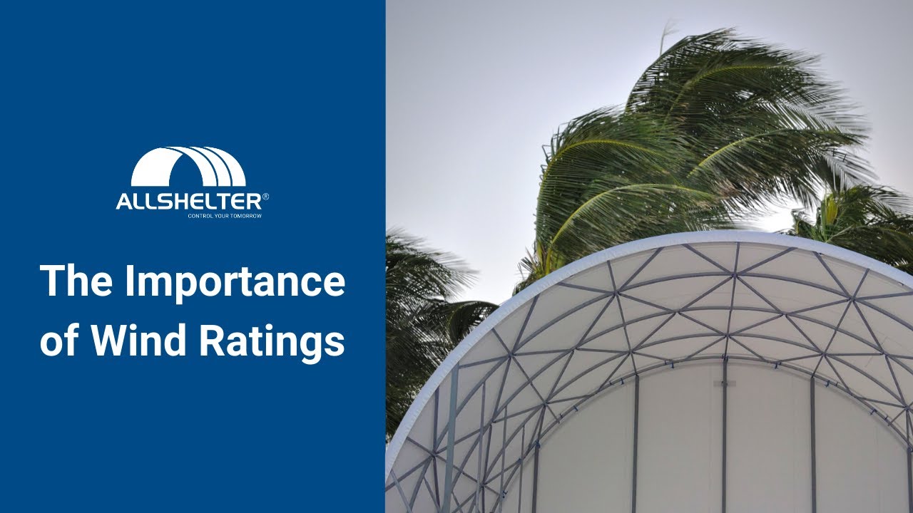 Why Fabric Shelter Wind Ratings are Important