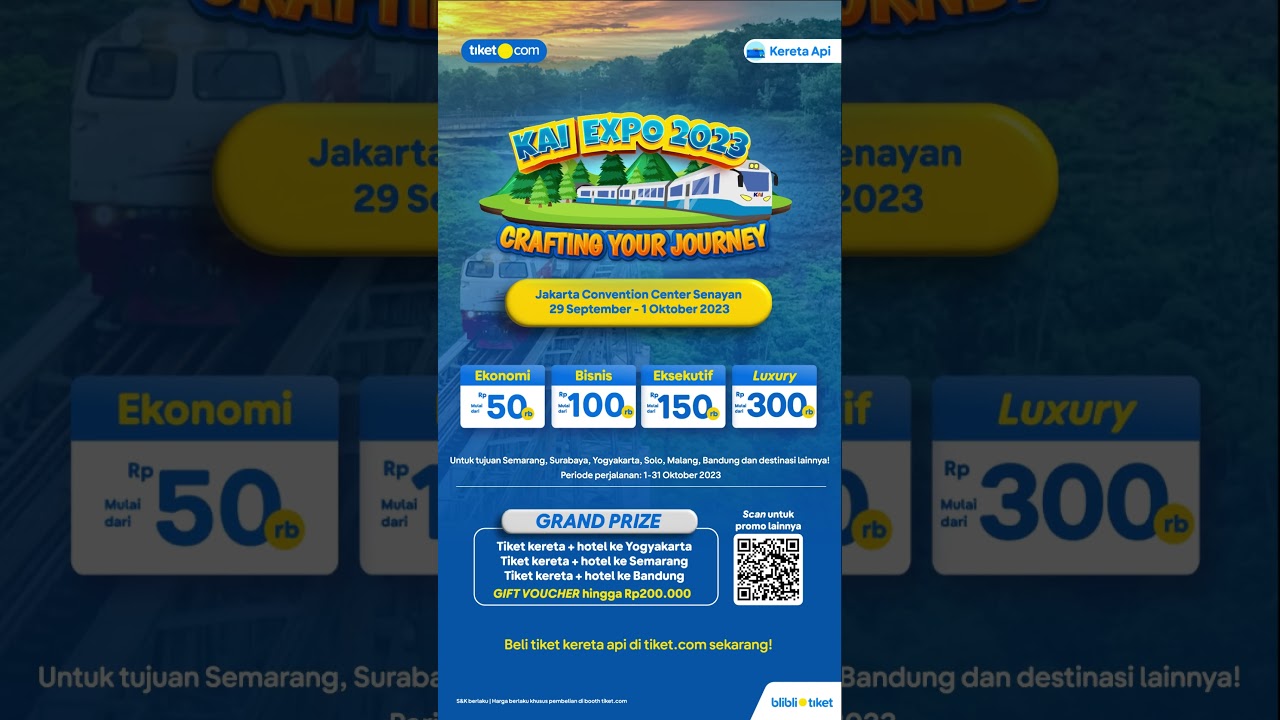 SAATNYA BERBURU TIKET KERETA MURAH DI KAI EXPO 2023
