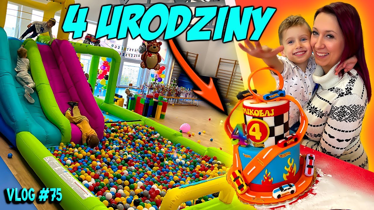 4 URODZINY MIKOŁAJA 🎂 MEGA BASEN i 3500 KULEK 🔴🟢🟨🟣 Impreza niespodzianka Marivo Vlog #75