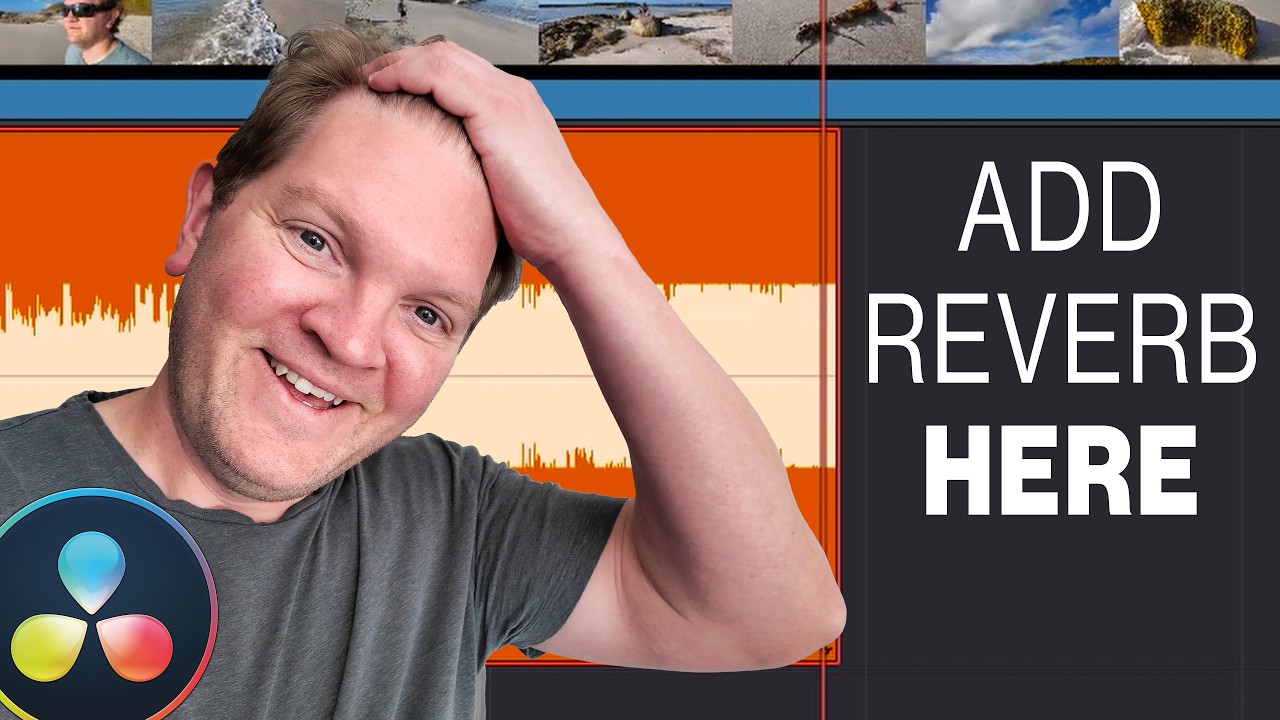 3 ways to ADD REVERB in DaVinci Resolve that keep playing AFTER the CLIP ENDS (beginner to pro)