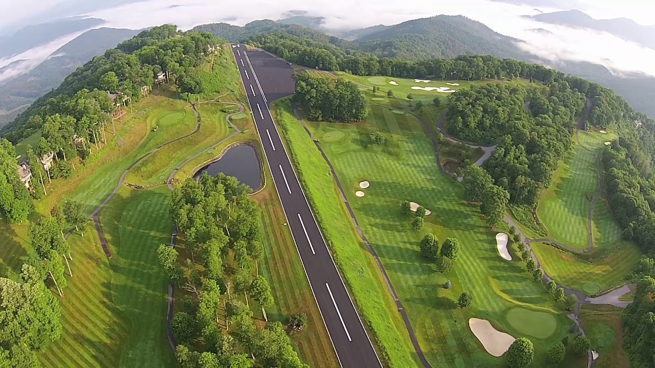 Mountain Air Drone View