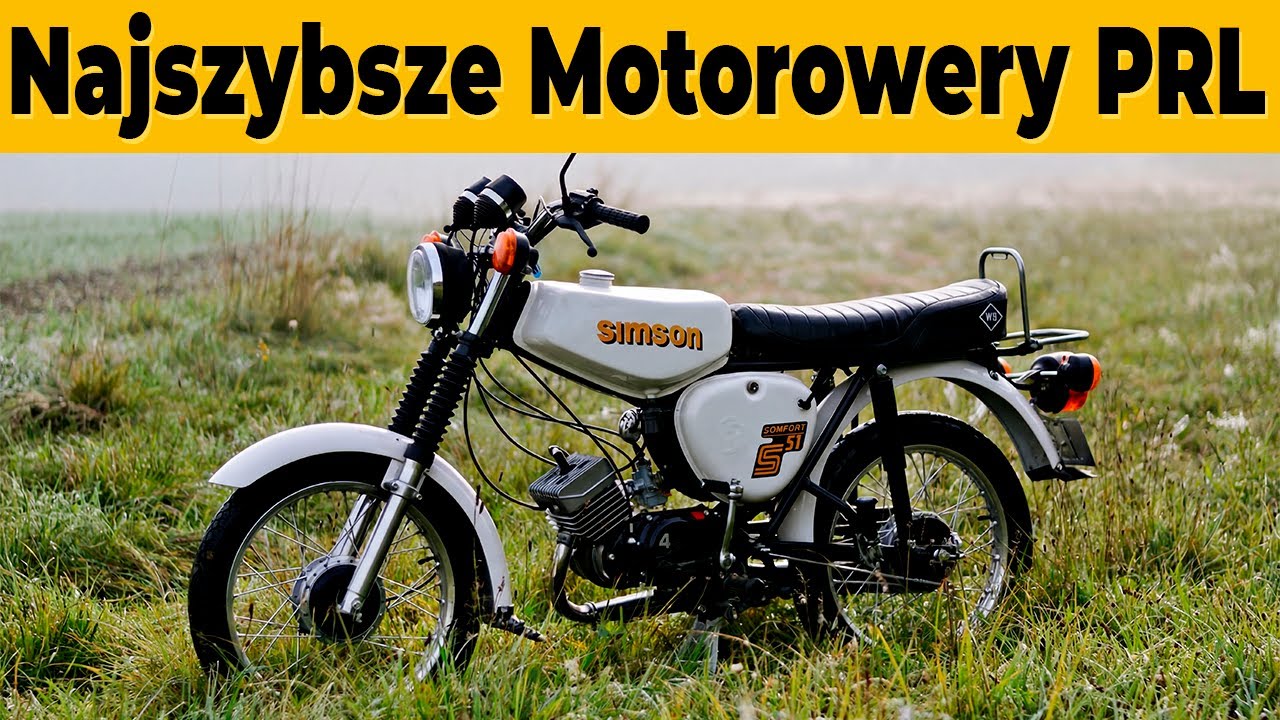 7 Najszybszych Motorowerów z PRL!