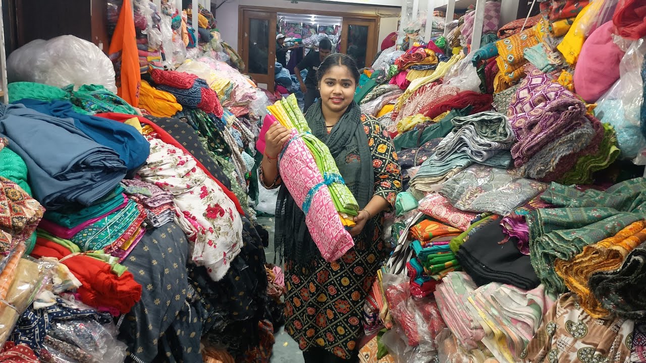 Cambric cotton की फैब्रिक सस्ता रेट पर l 12 महीने खूब बिकने वाला कपड़ा l Wholesale Fabric market