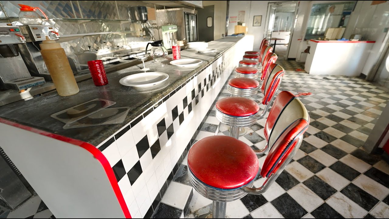 Exploring Abandoned 1950's Time Capsule Diner w/ Everything Left Inside