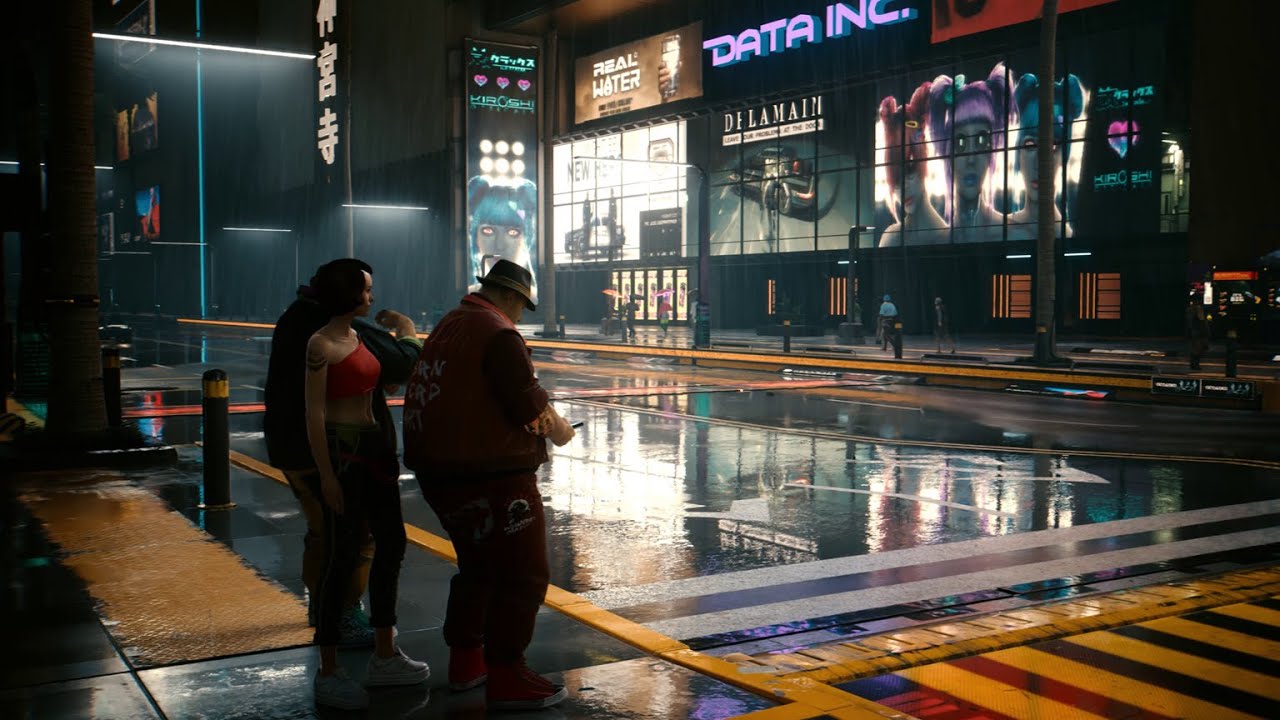 Slow Walk Through Rainy Night City | Cyberpunk 2077 (4K Ultra Settings / Path  Tracing)