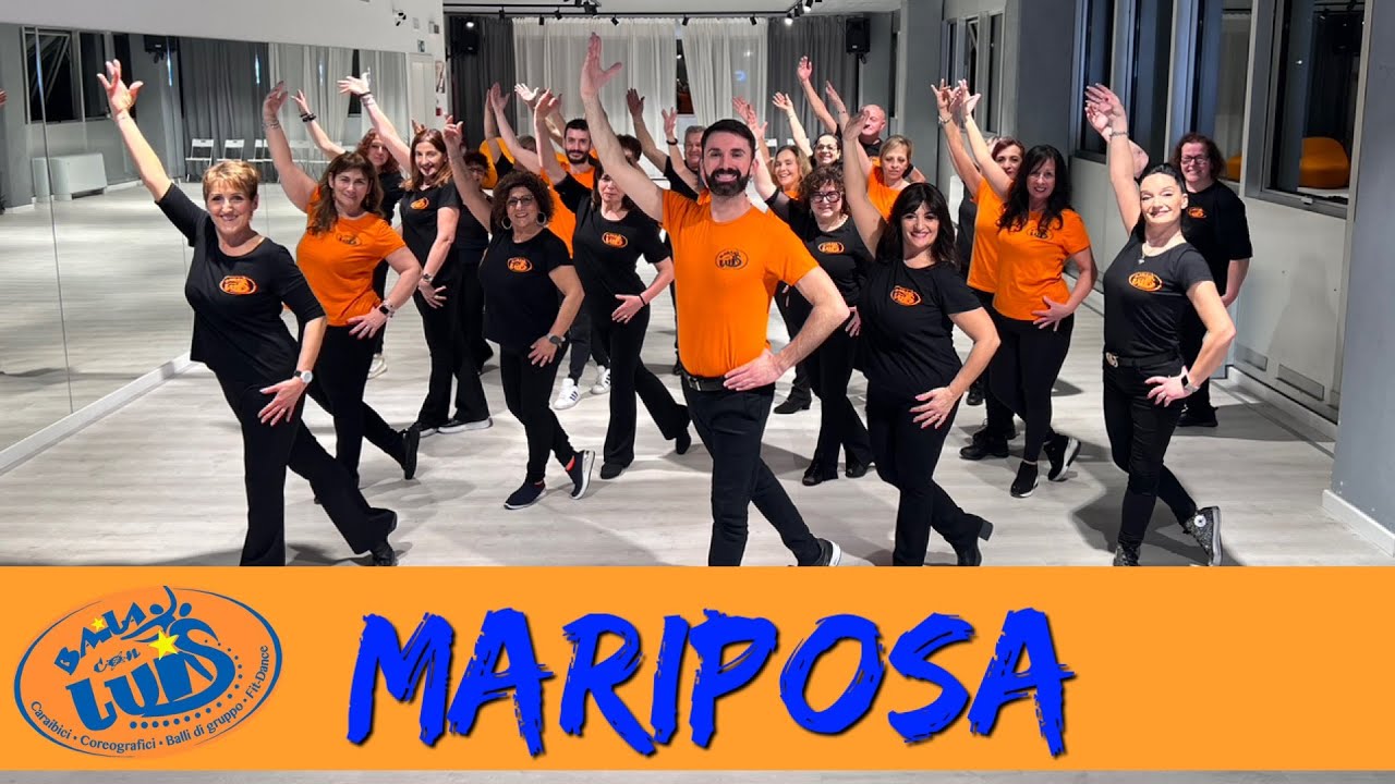 MARIPOSA Fiorella Mannoia SANREMO 2024 COREOGRAFIA + BALLO DI SPALLE || BAILA CON LUIS