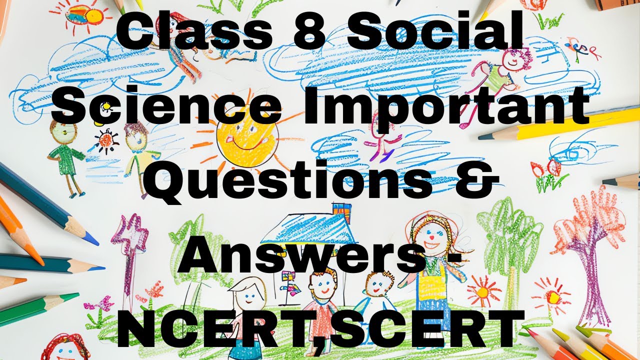 Class 8 Social Science Important Q/A #ncert #scert #socialstudies #examready #english #vocabulary