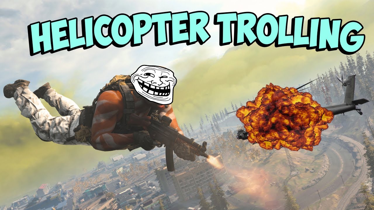Helicopter Trolling in Warzone #2 (Killing Teammates)