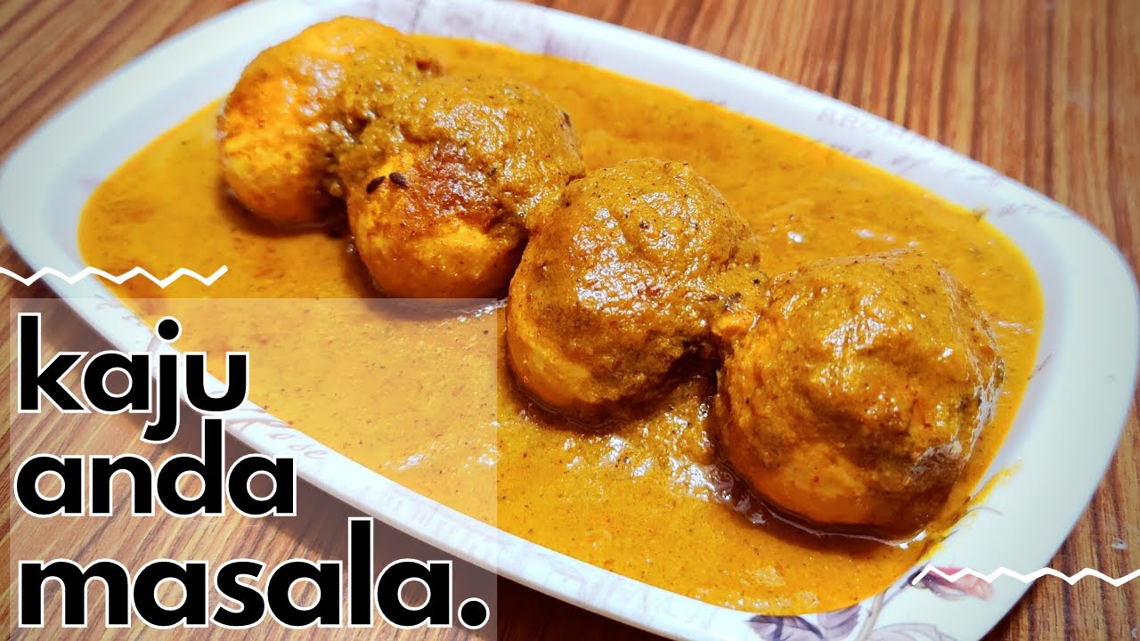 Kaju Anda Masala | काजू अंडा मसाला | Egg Kaju Curry Recipe | Egg Masala Curry Recipe | Aarti Recipes