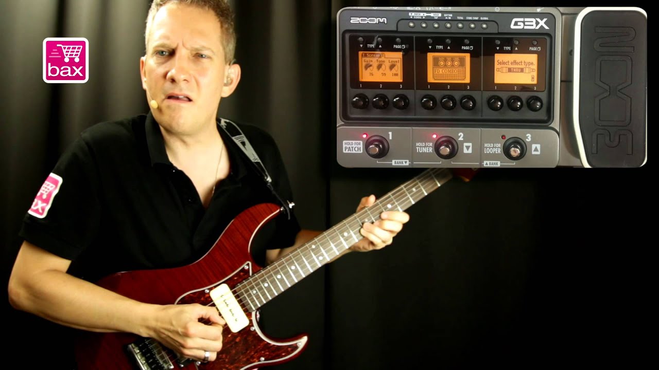 Обзор процессора Zoom G3Xn Multi Effects Processor Met Expressiepedaal | Bax Music