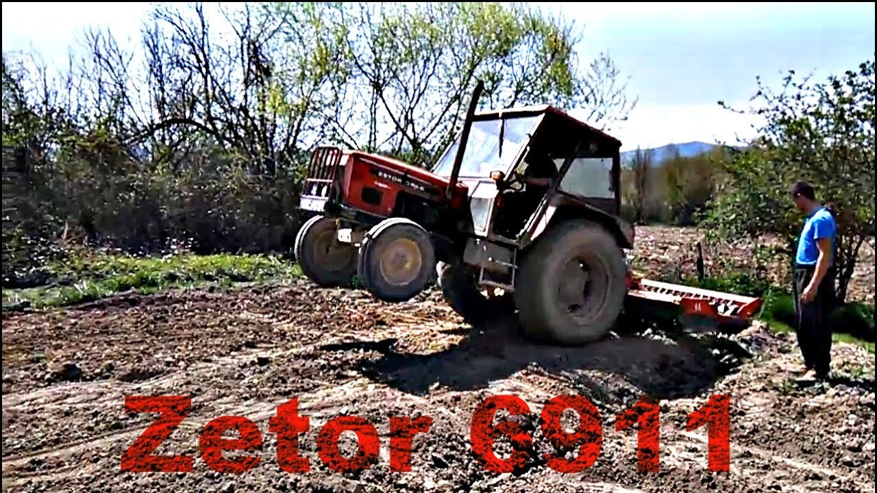 Zetor 6911 Roto brnaca 3m