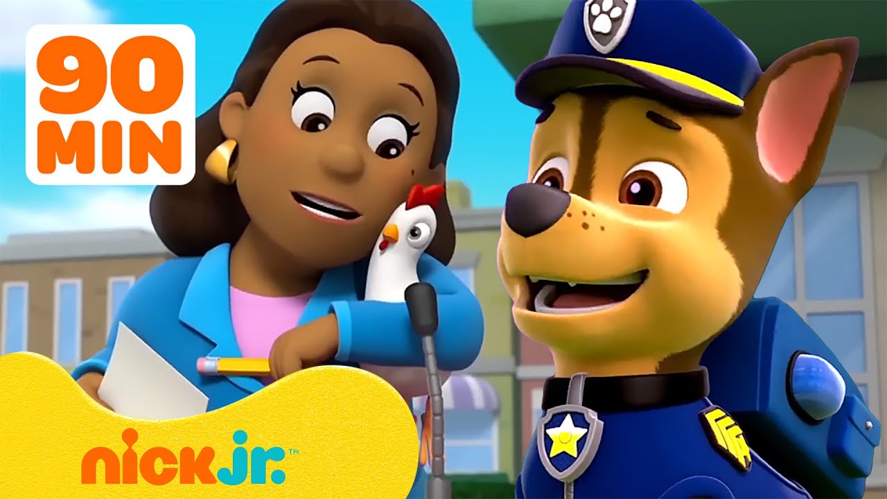 Patrulha Canina | Marshall da Patrulha Canina Resgata a Prefeita Goodway e a Galinheta! | Nick Jr.