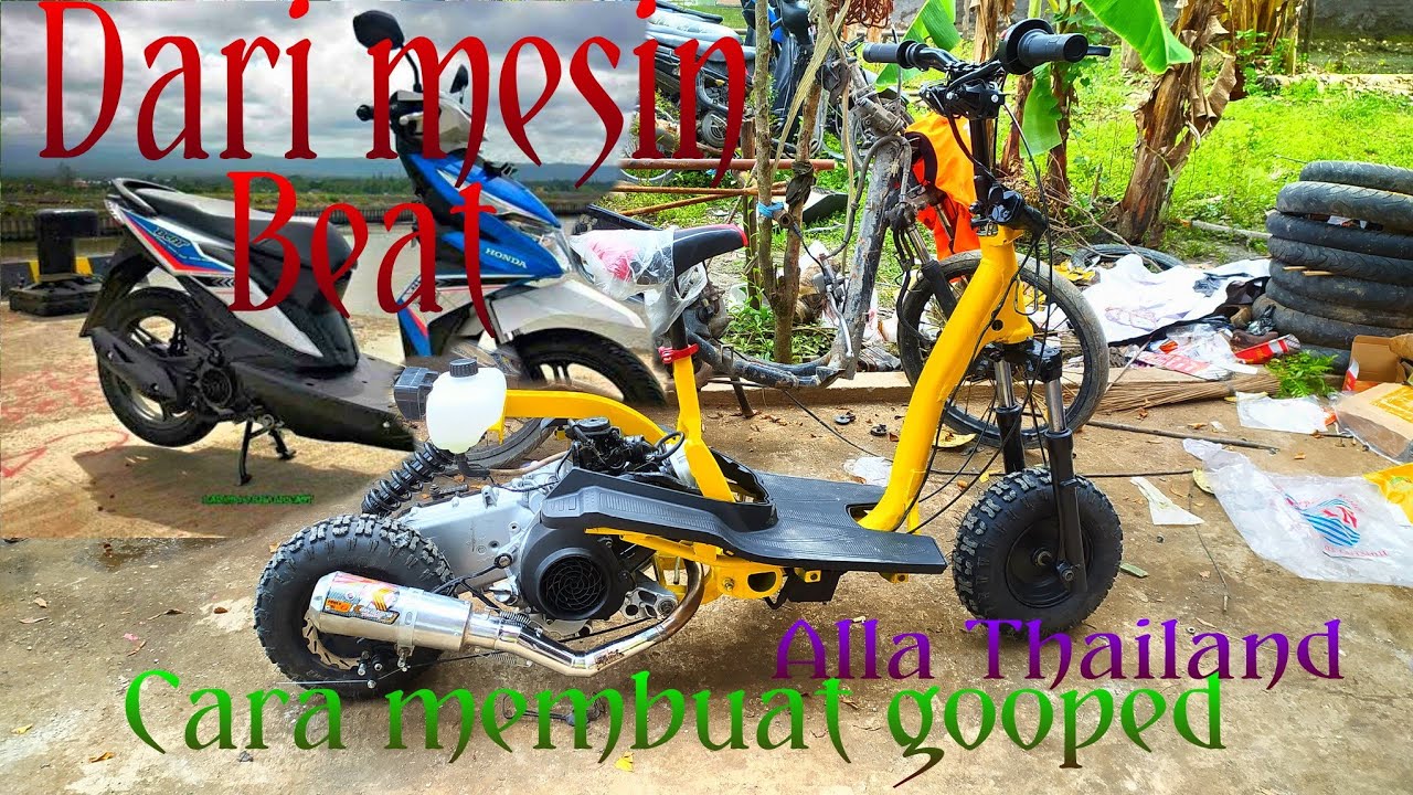 cara membuat gooped dari mesin BEAT