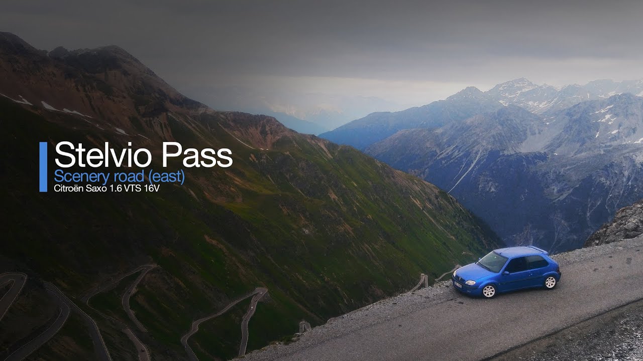 Stelvio Pass - East Part | Citroën Saxo VTS 16V | Road Trip 2019 | PURE-Sound Onboard