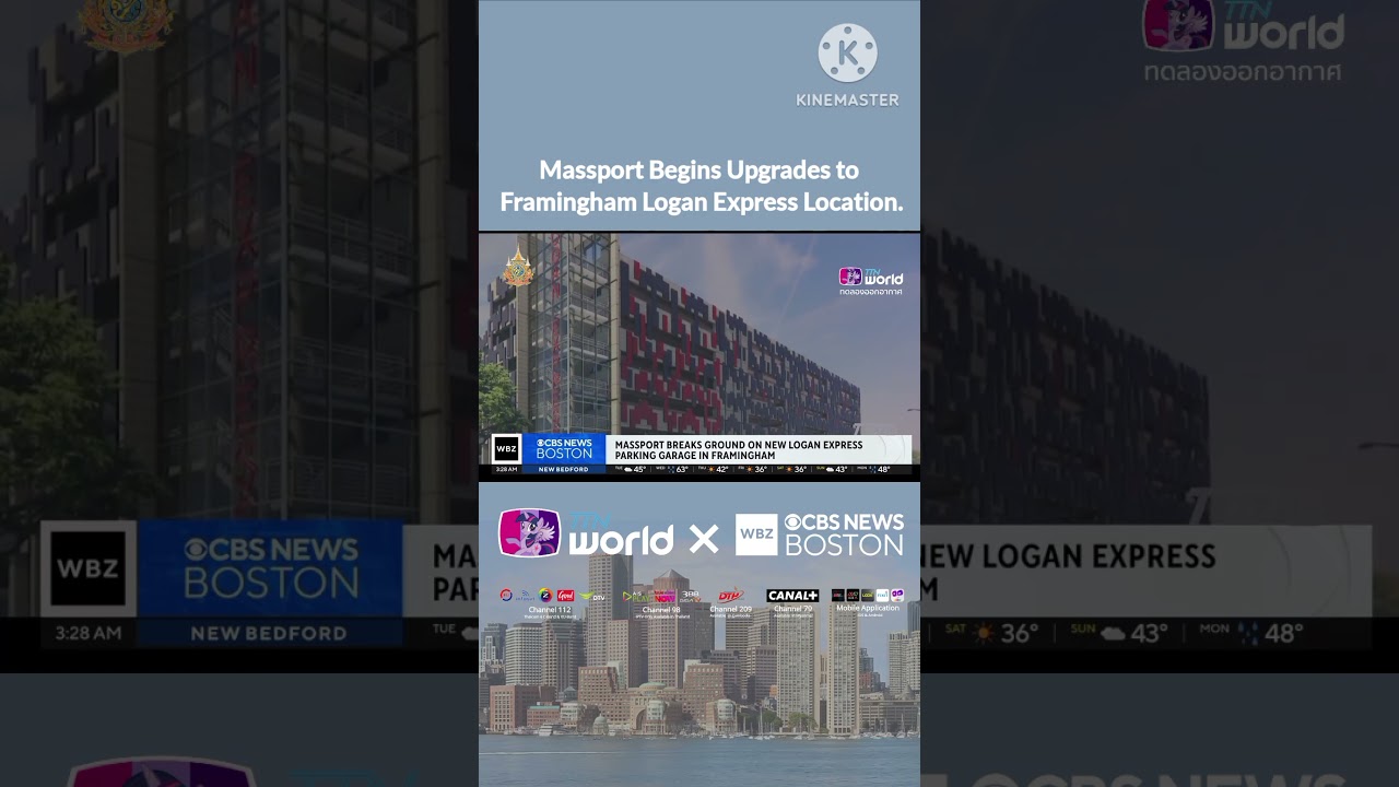 Massport Begins Upgrades to Framingham Logan Express Location. #TTNWorld_TTD16 #LoganExpress #WBZTV