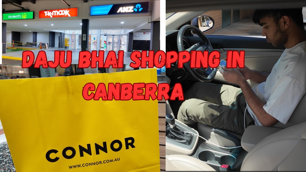 Bhai sanga Canberra Shopping Gayo ☕🛍️ | Party Outfit Paeyo Great Deal ma + Canberra Vlog