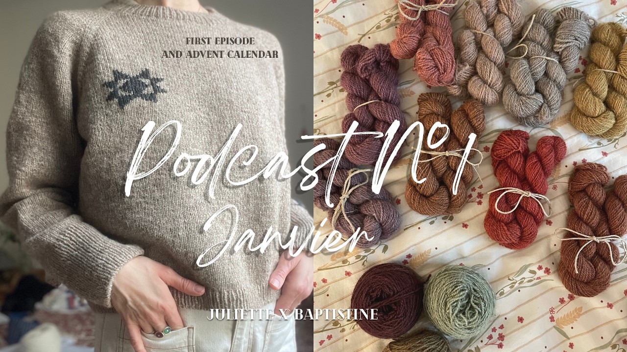 Podcast tricot N°1| Janvier 2026 | Harriet sweater, Monday et beaucoup d'encours
