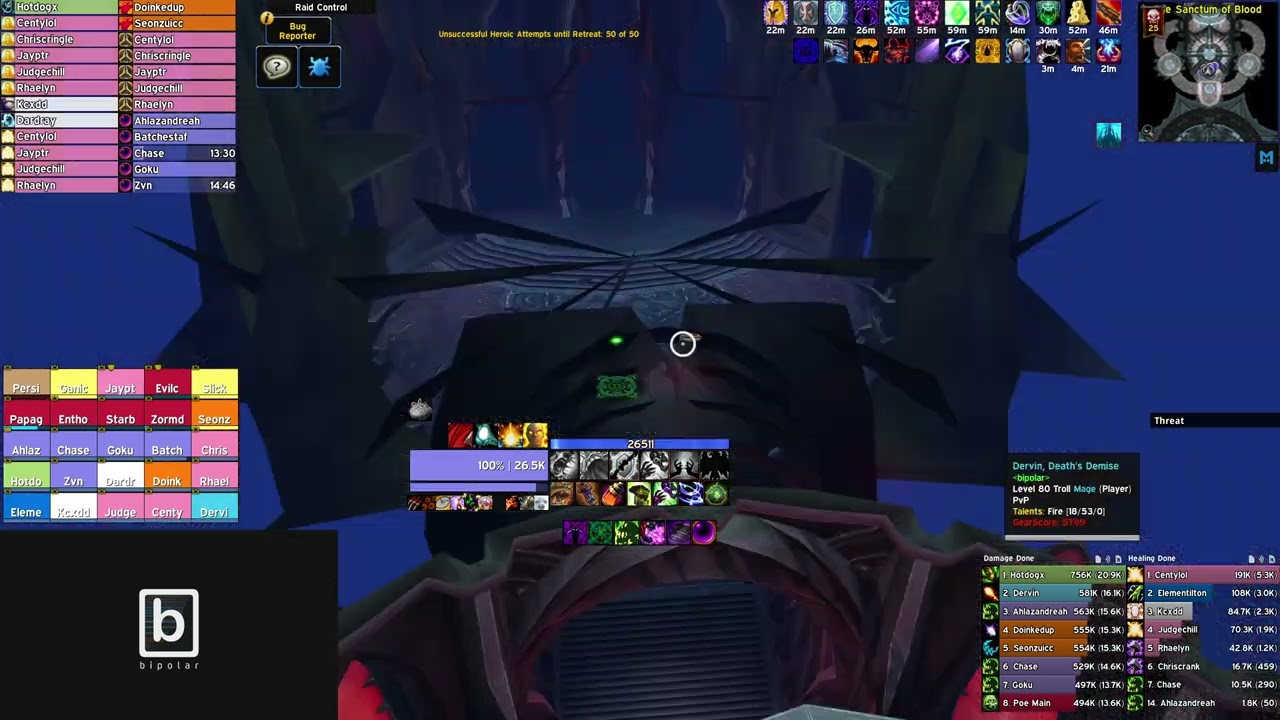 Affliction Warlock ICC Blood Wing VoD | Wrath of the Lich King - Icecrown Citadel