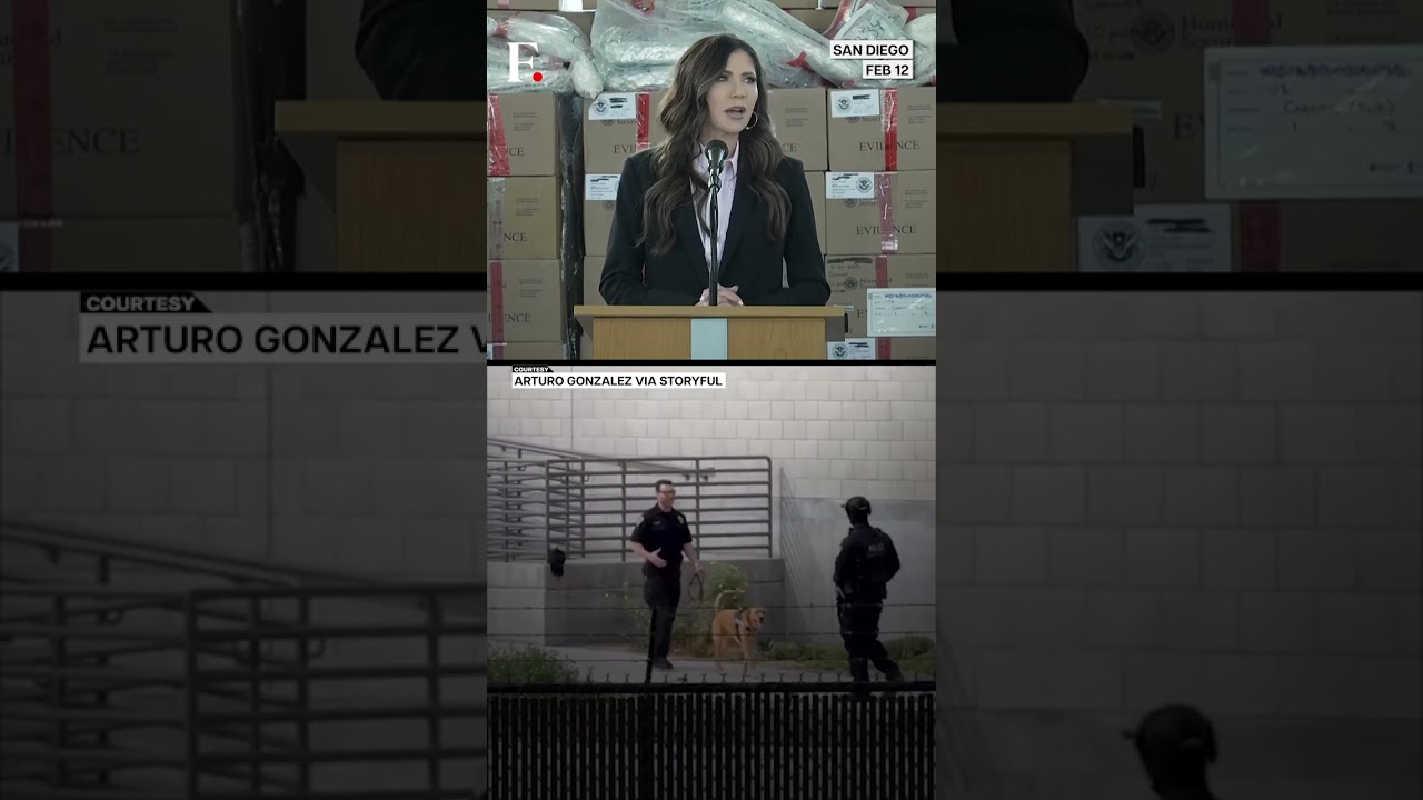 San Diego: Kristi Noem's Press Conference Disrupted By Protesters | N18G
