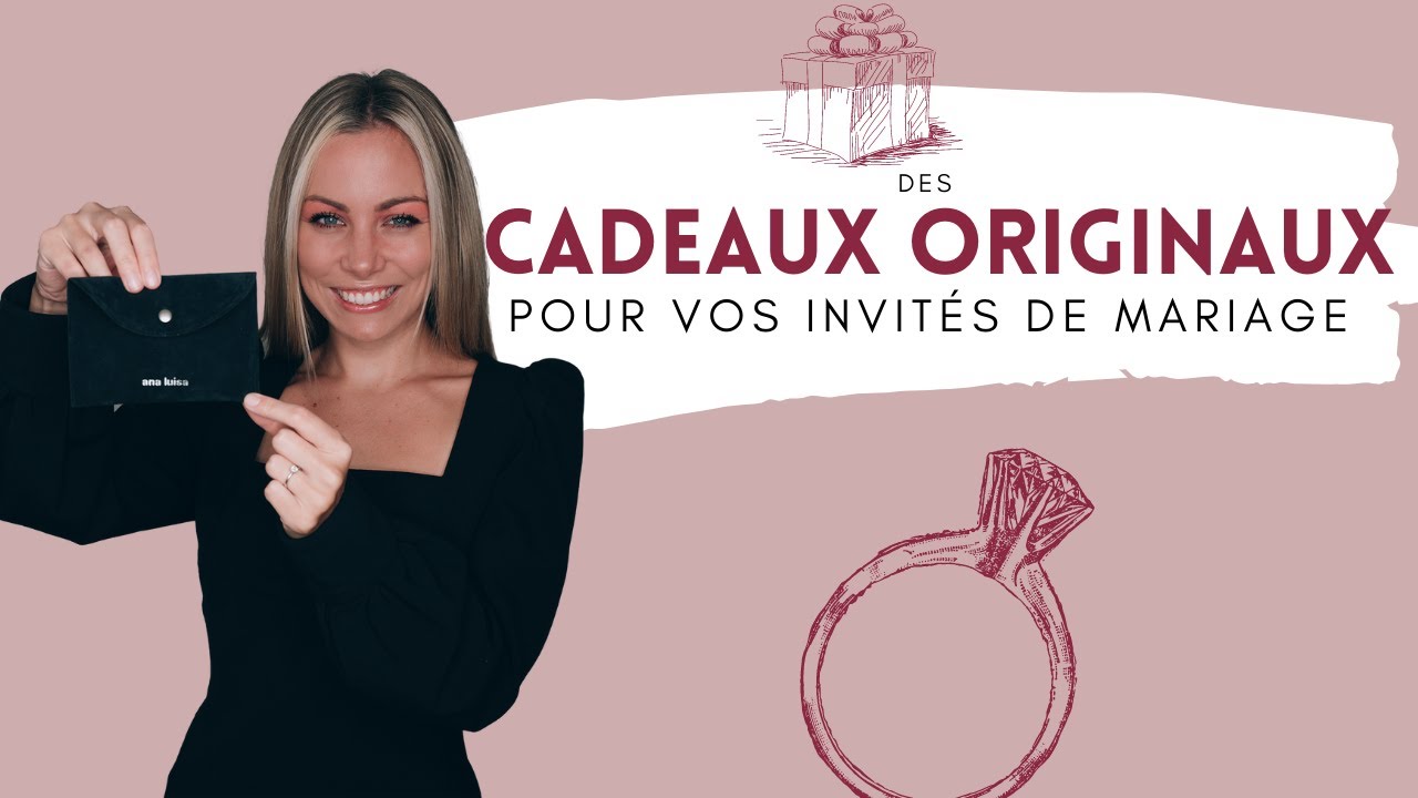 Idées de cadeaux originaux pour vos invités 🎁🎁