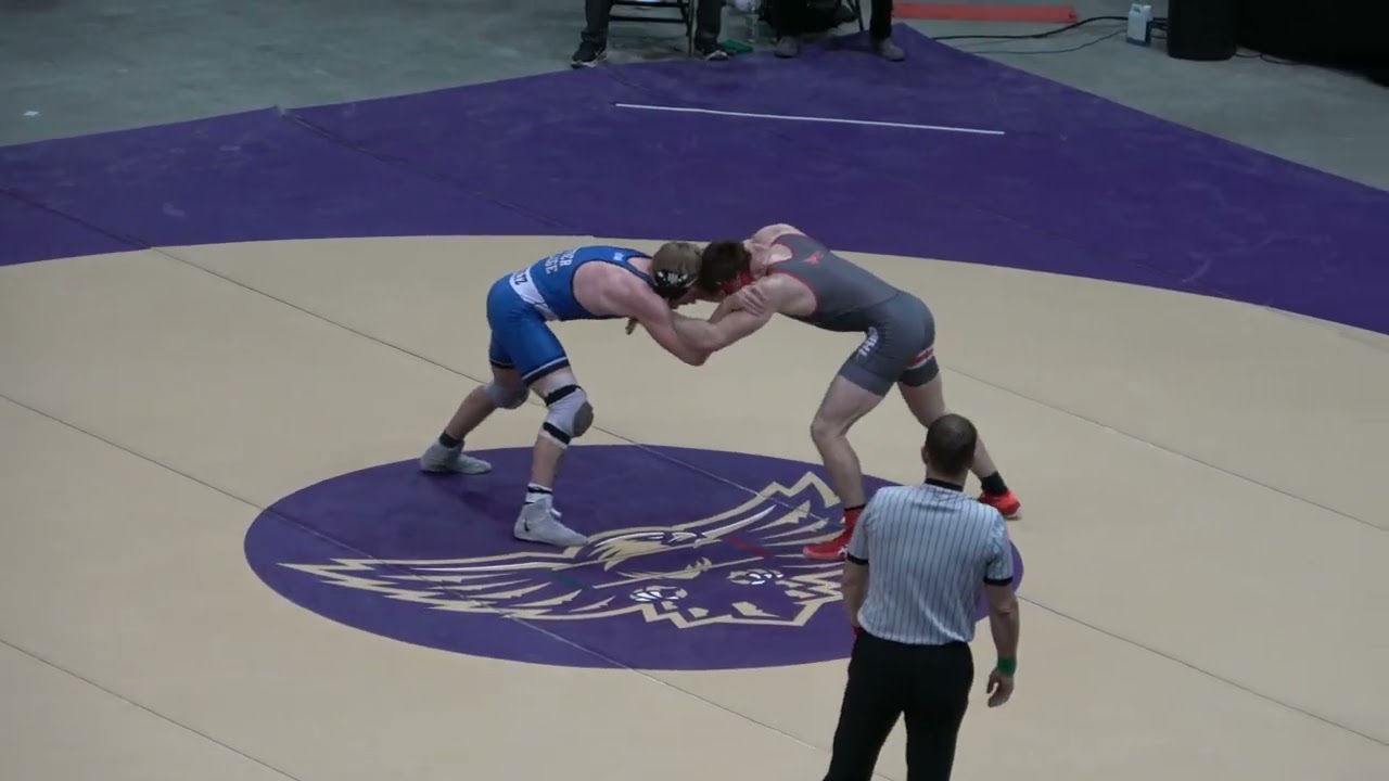 NCAA DIII Region VI 2026(Brock Johnson's matches) 184lbs Huntingdon College