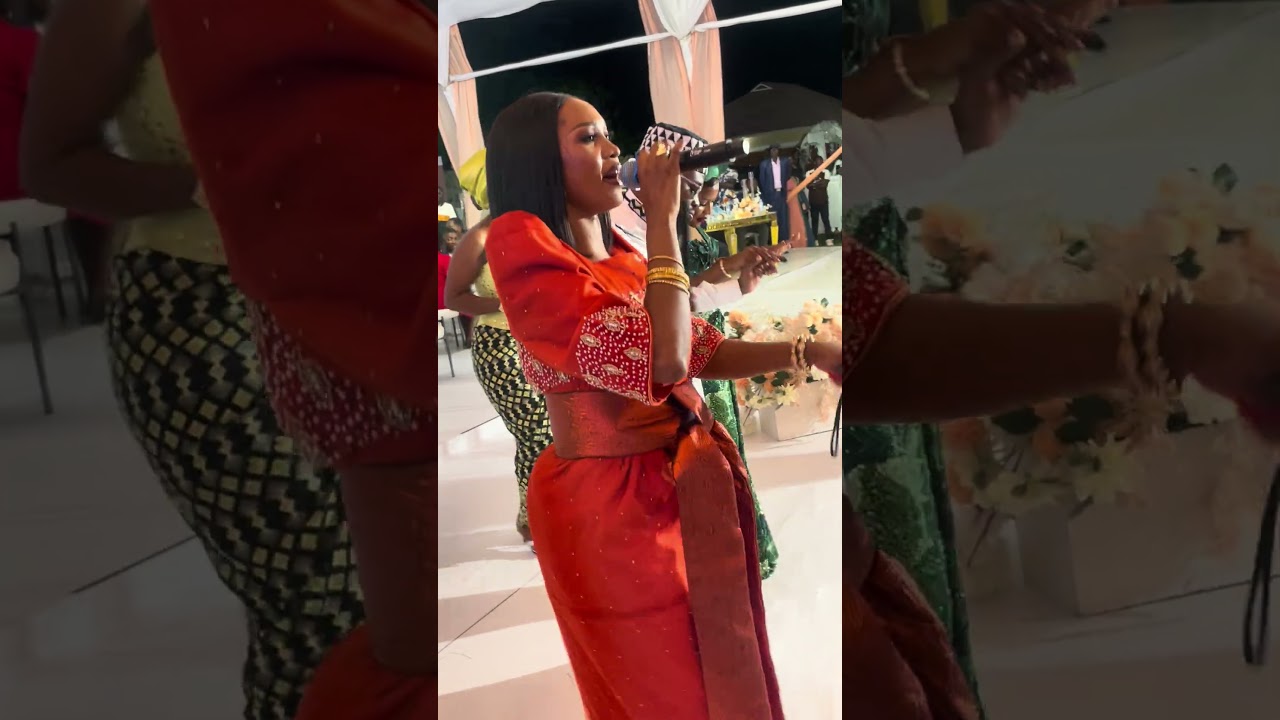 Spice Diana performing Omushehe at Daddy Andre&rsquo;s kwanjula with Slyvia Suubi