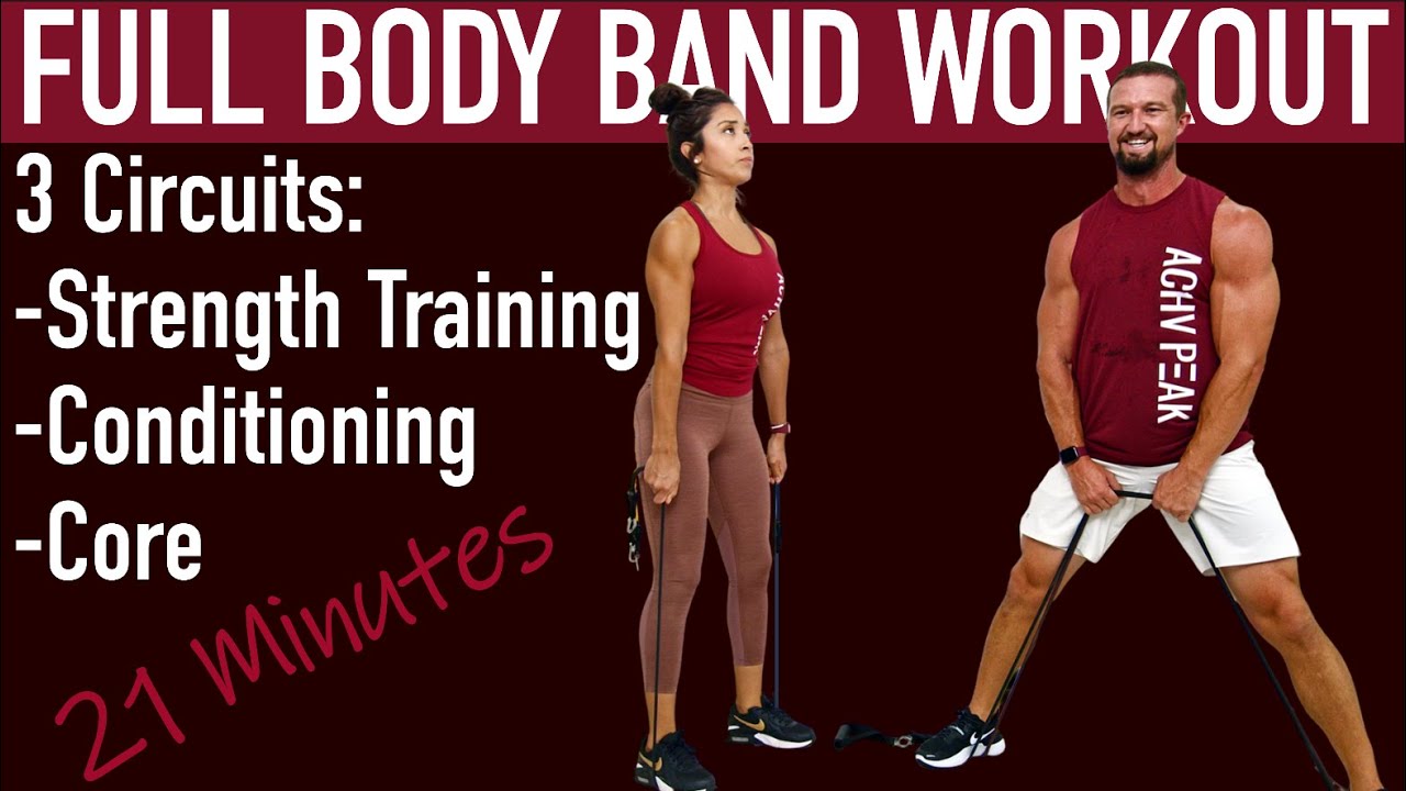 Resistance Band Full Body Workout - Circuit Training Workout