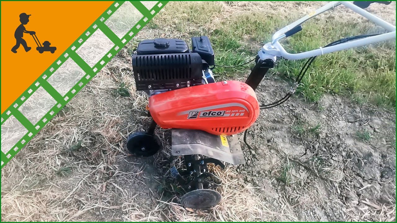 Motozappa Efco MZ 2075 RKS con motore a scoppio Emak K 800 HT OHV: montaggio del prodotto
